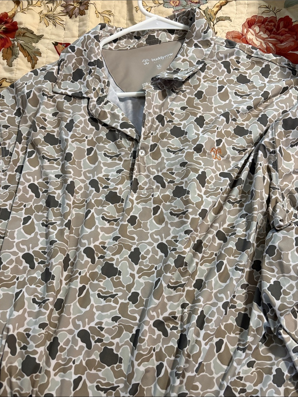 Simply Southern Men's Camouflage Polo Pair — Brown & Tan Camo - Picture 3 of 3